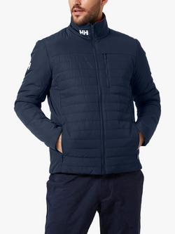 Helly Hansen Crew Insulator Men's Water Repellent Jacket, Navy