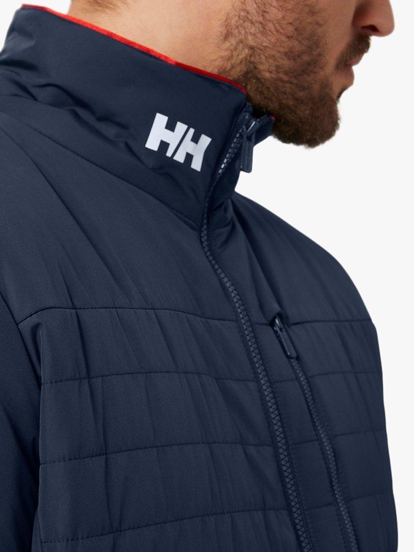 Helly Hansen Crew Insulator Men's Water Repellent Jacket, Navy, S