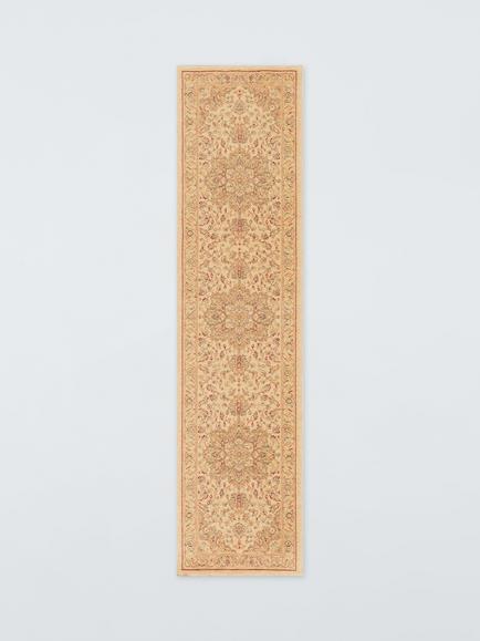 John Lewis Kabir Medallion Star Runner, L275 x W67 cm, Ivory