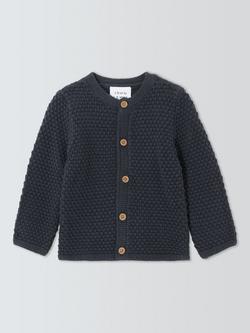 John Lewis Baby Cardigan, Navy