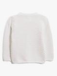 John Lewis Baby Cardigan, White