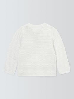 John Lewis Baby Cardigan - view 2, White