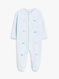 John Lewis Baby Tiny Toys Embroidered Sleepsuit, Multi