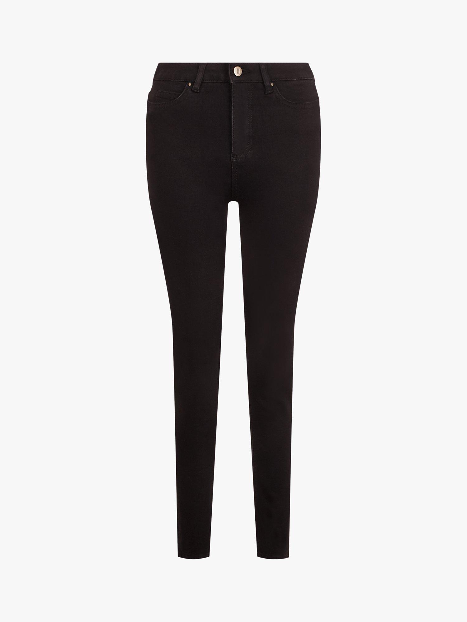 Product image 4 of 4, which shows Hobbs Petite Gia Skinny Jeans, Black, 6
