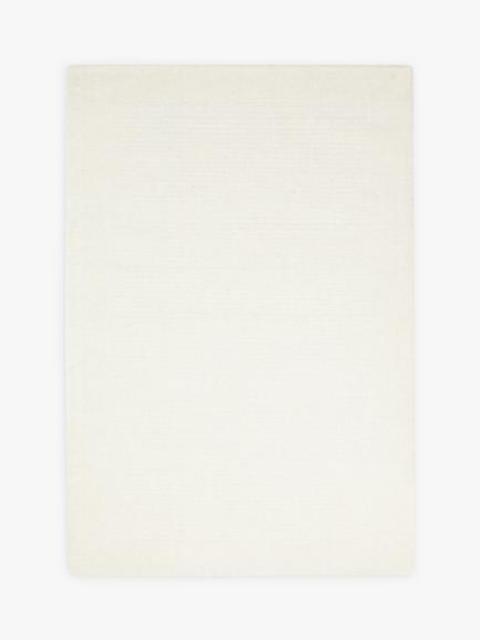 John Lewis ANYDAY Border Wool Hand Loomed Rug, Ivory