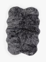 John Lewis Faux Fur Sheepskin Rug, Quad
