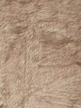 John Lewis Faux Fur Sheepskin Rug, Quad, Grey