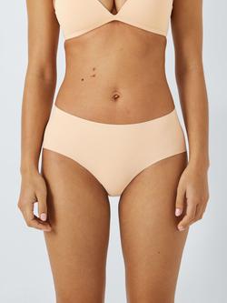 John Lewis No VPL Short Knickers, Pack of 3, Almond