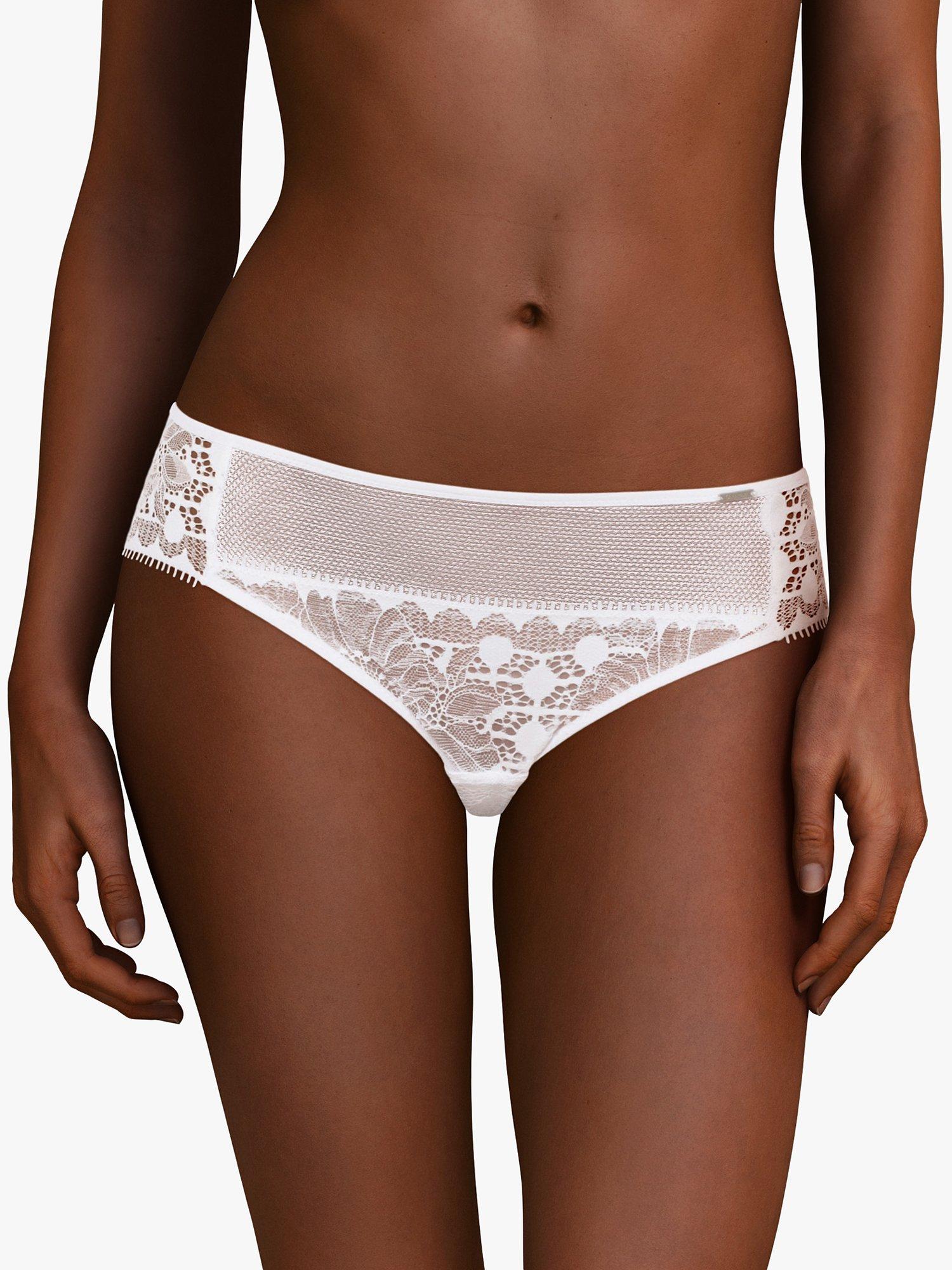 Product image 1 of 4, which shows Chantelle Day To Night Bikini Knickers, White, S