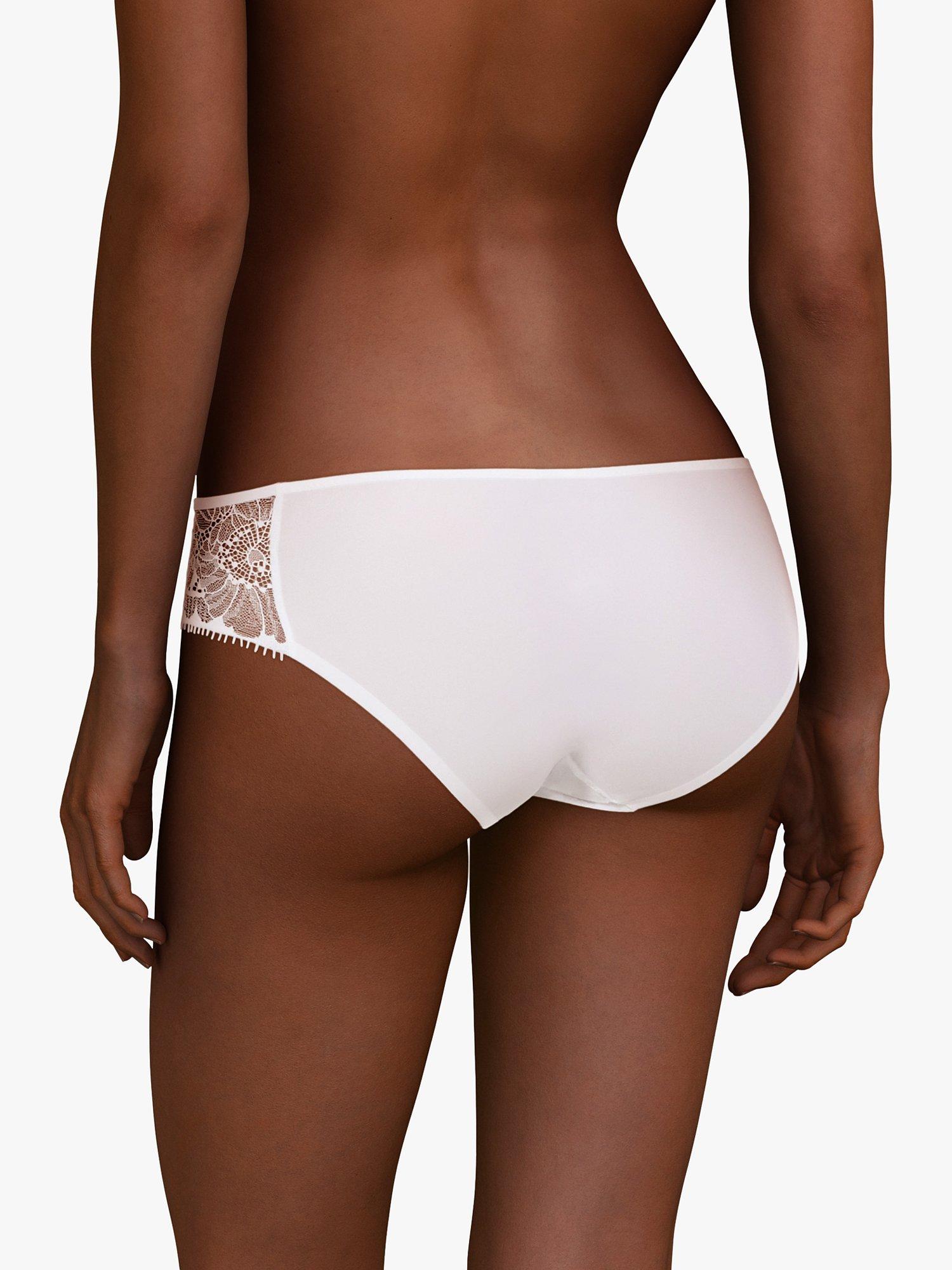 Product image 3 of 4, which shows Chantelle Day To Night Bikini Knickers, White, S