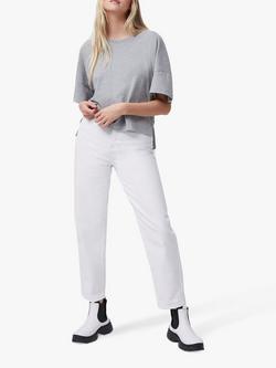 French Connection Tally Organic Cotton T-Shirt - view 2, Light Grey