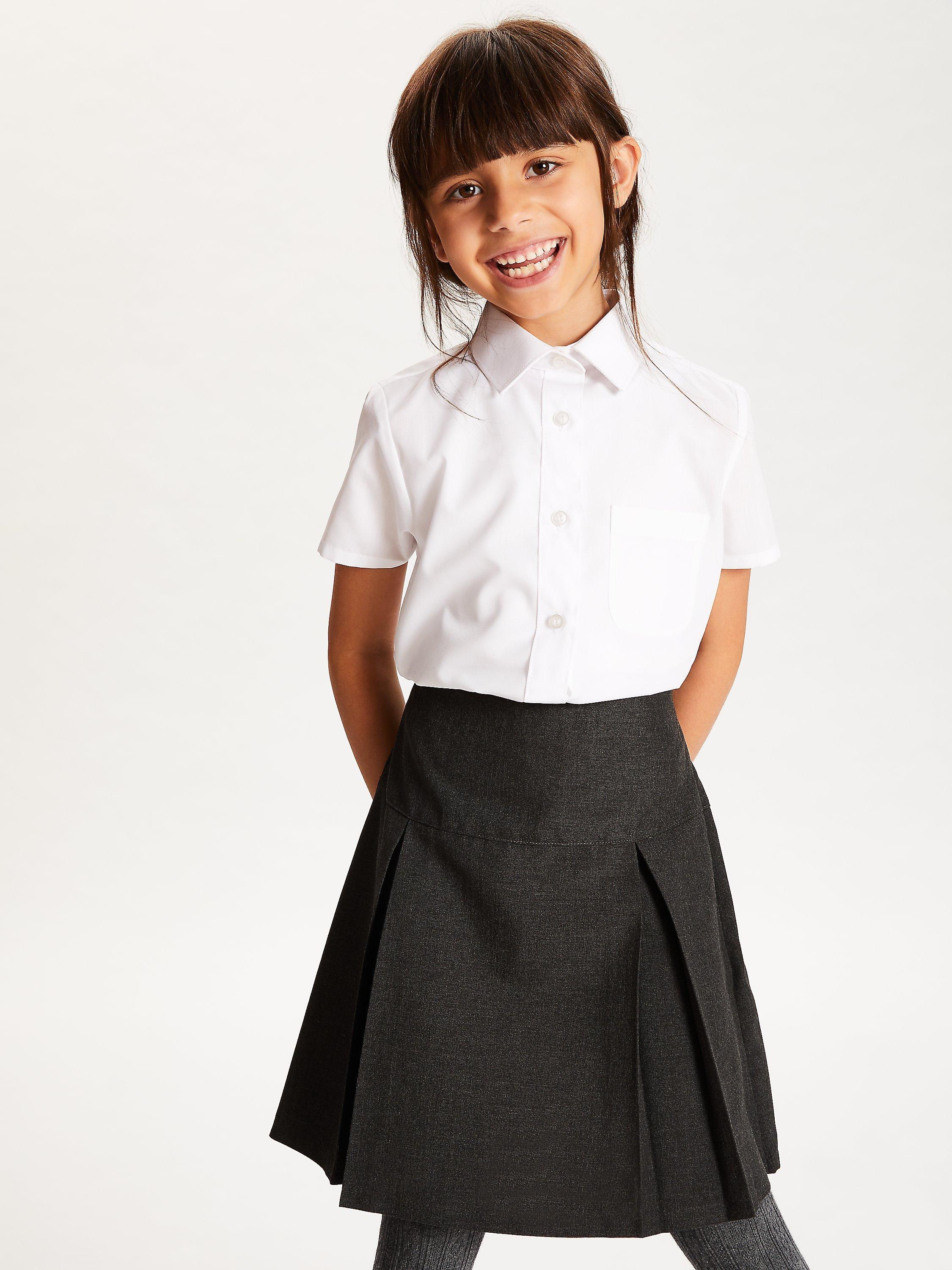 John Lewis ANYDAY Kids' School Shirts, Pack of 3