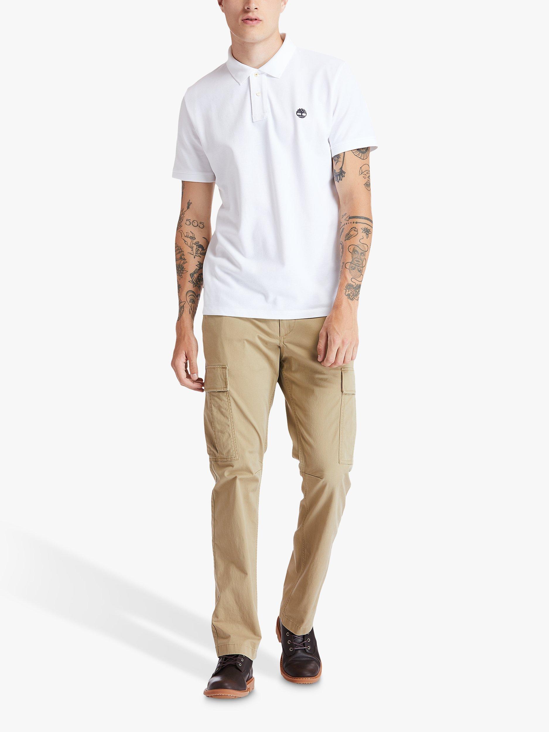 Timberland Embroidered Logo Short Sleeve Polo Shirt