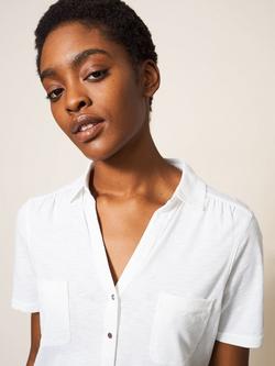 White Stuff Penny Jersey Shirt - view 2, White