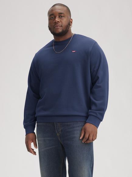 Levi's Big & Tall Original Housemark Sweatshirt, Dress Blue, Dress Blue