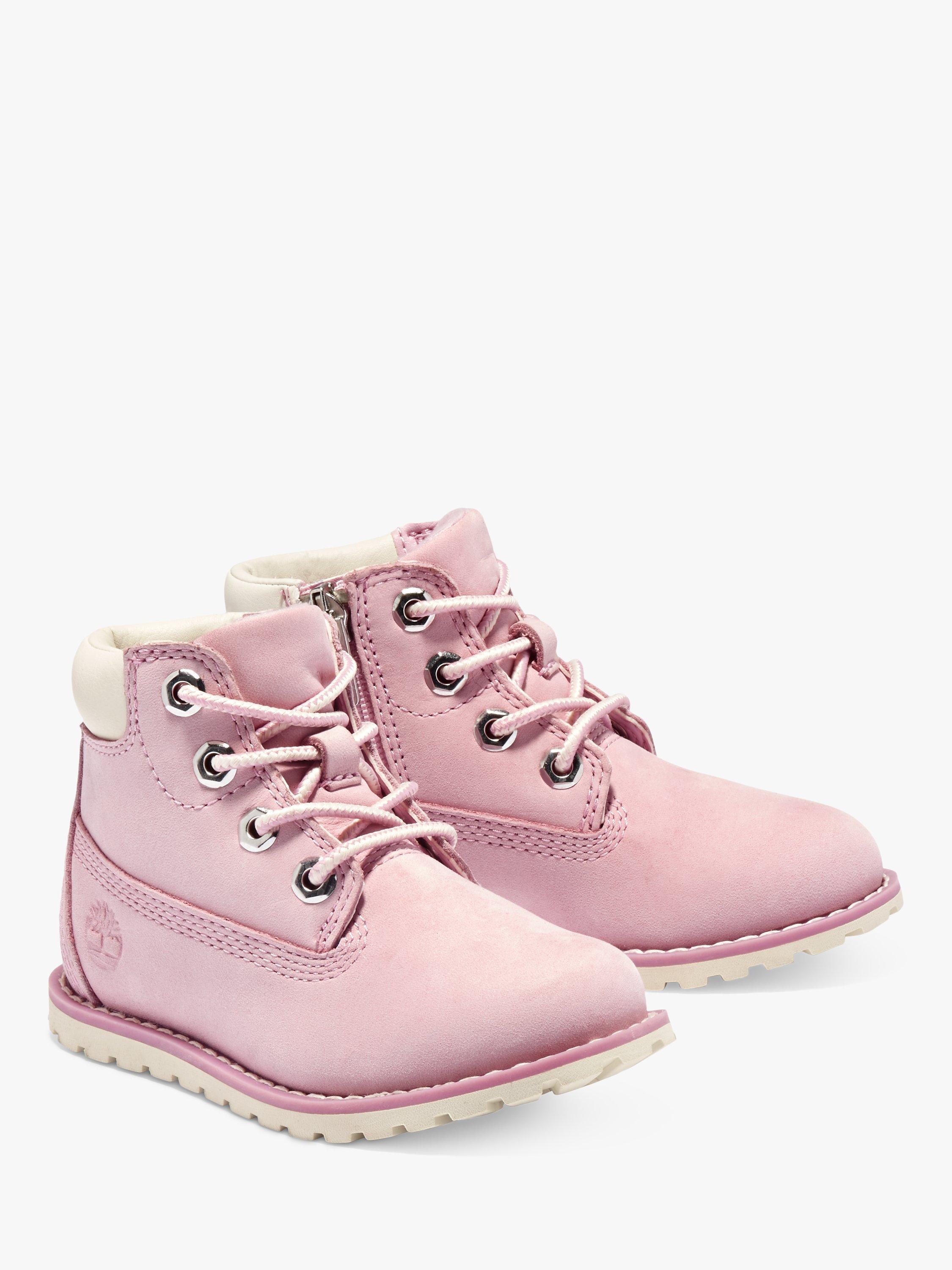Product image 2 of 6, which shows Timberland Kids' Pokey Pine 6 Inch Boots, Gin Pink, 29