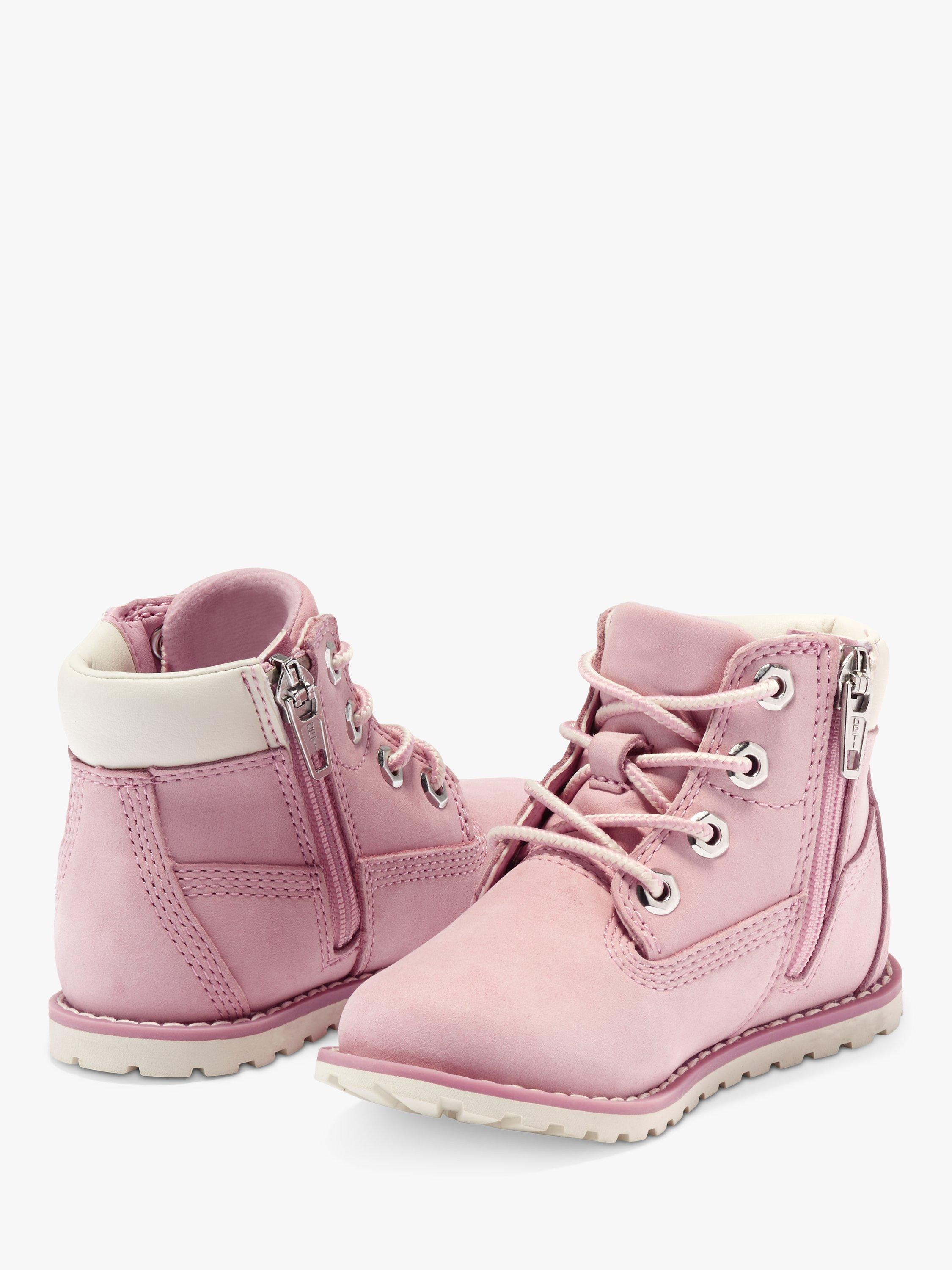 Product image 3 of 6, which shows Timberland Kids' Pokey Pine 6 Inch Boots, Gin Pink, 29