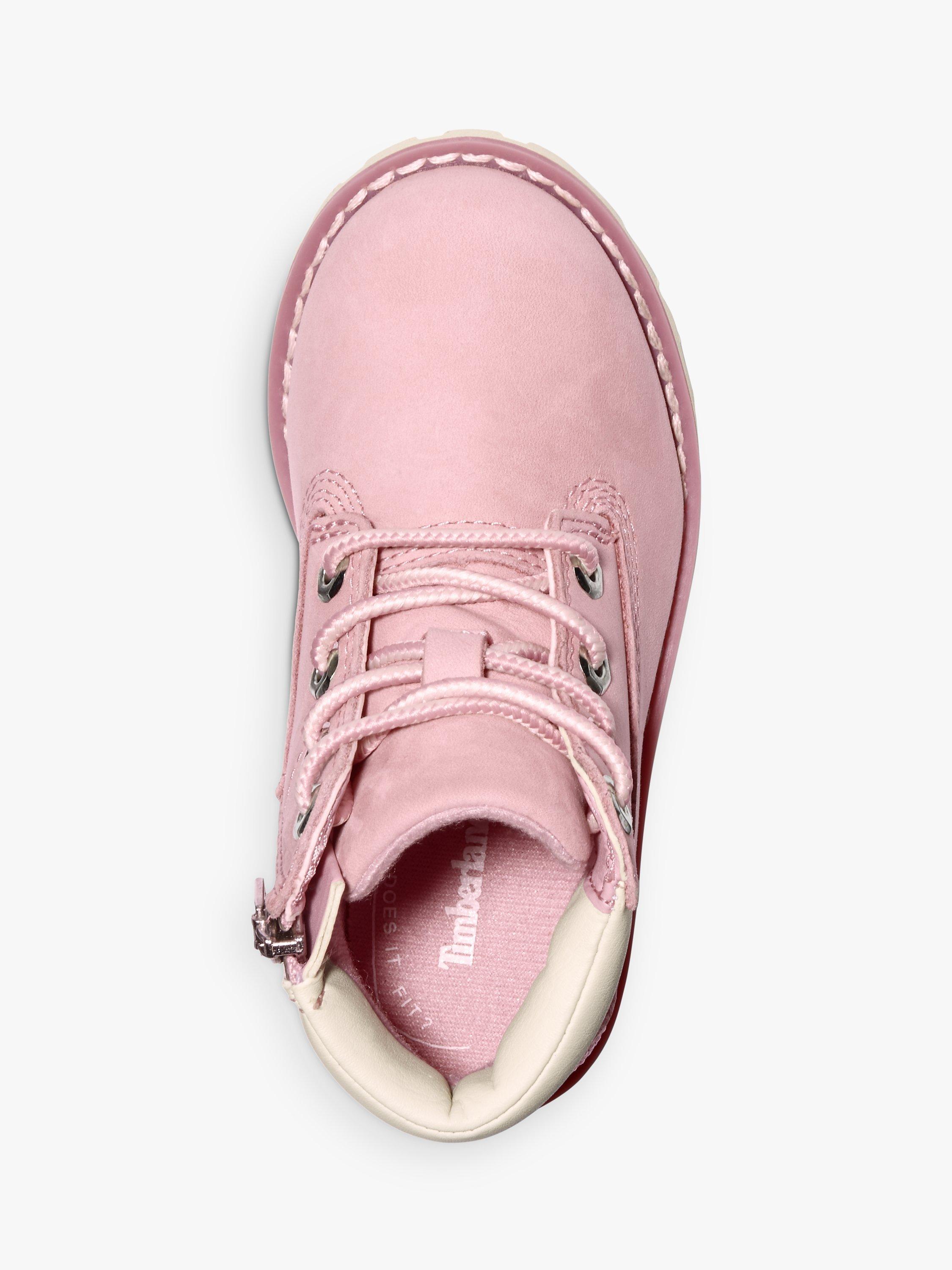 Product image 4 of 6, which shows Timberland Kids' Pokey Pine 6 Inch Boots, Gin Pink, 29