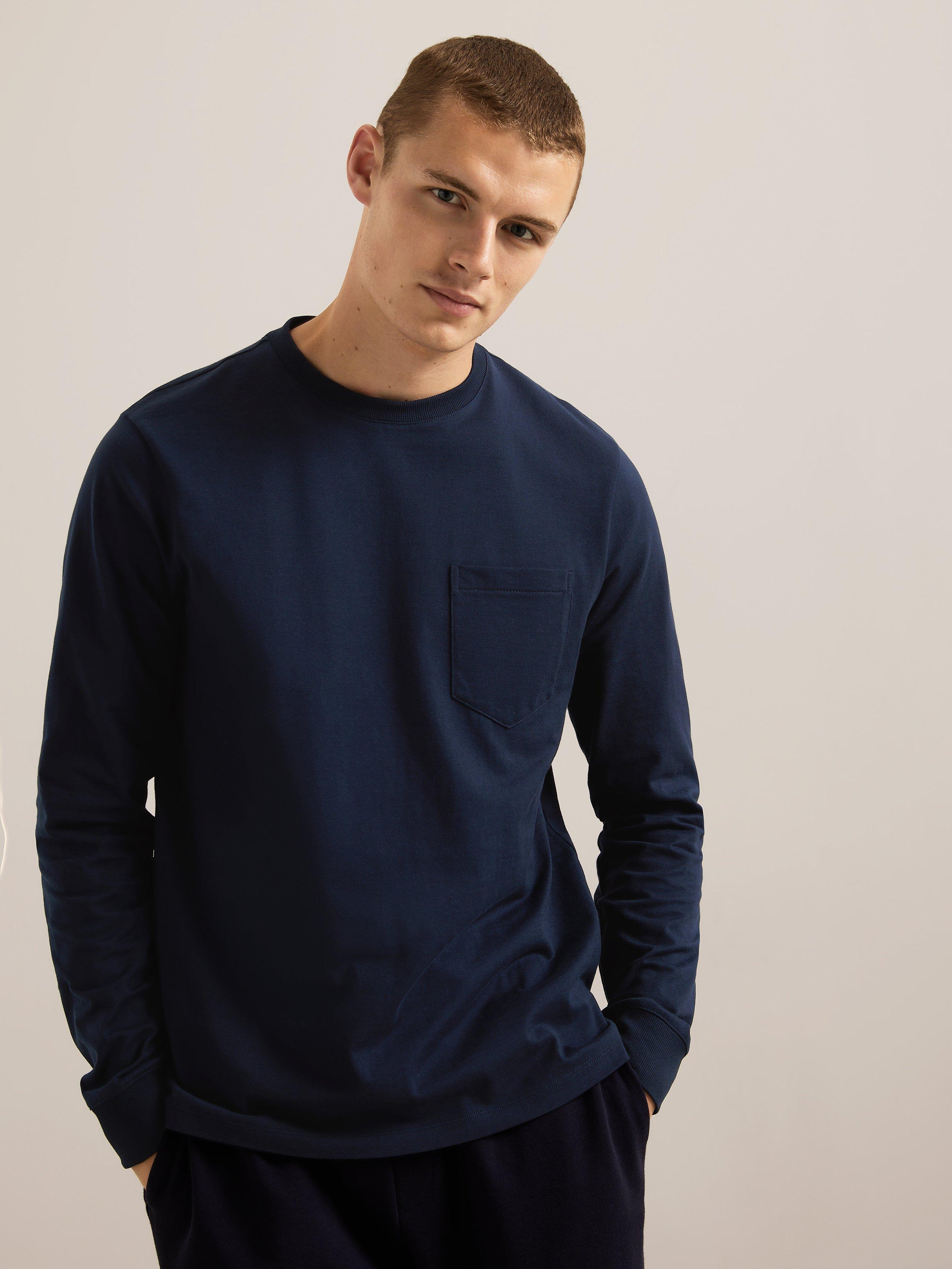 Kin Heavy Cotton Long Sleeve Pocket T-Shirt