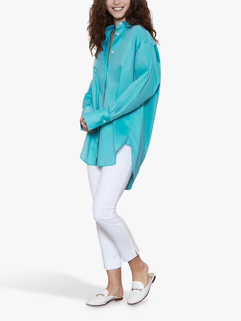 Winser London Oversize Shirt, Aqua Green