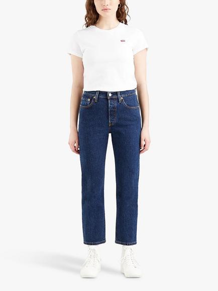 Levi's 501 Cropped Jeans, Salsa Stonewash