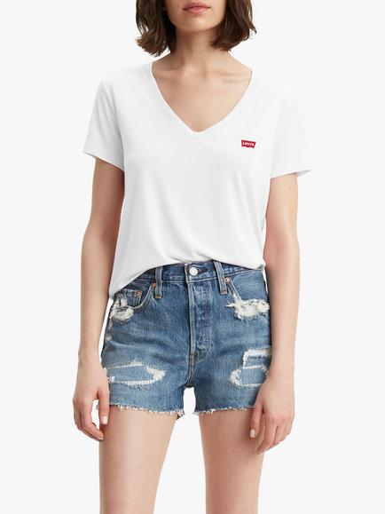 Levi's Perfect V-Neck T-Shirt, White