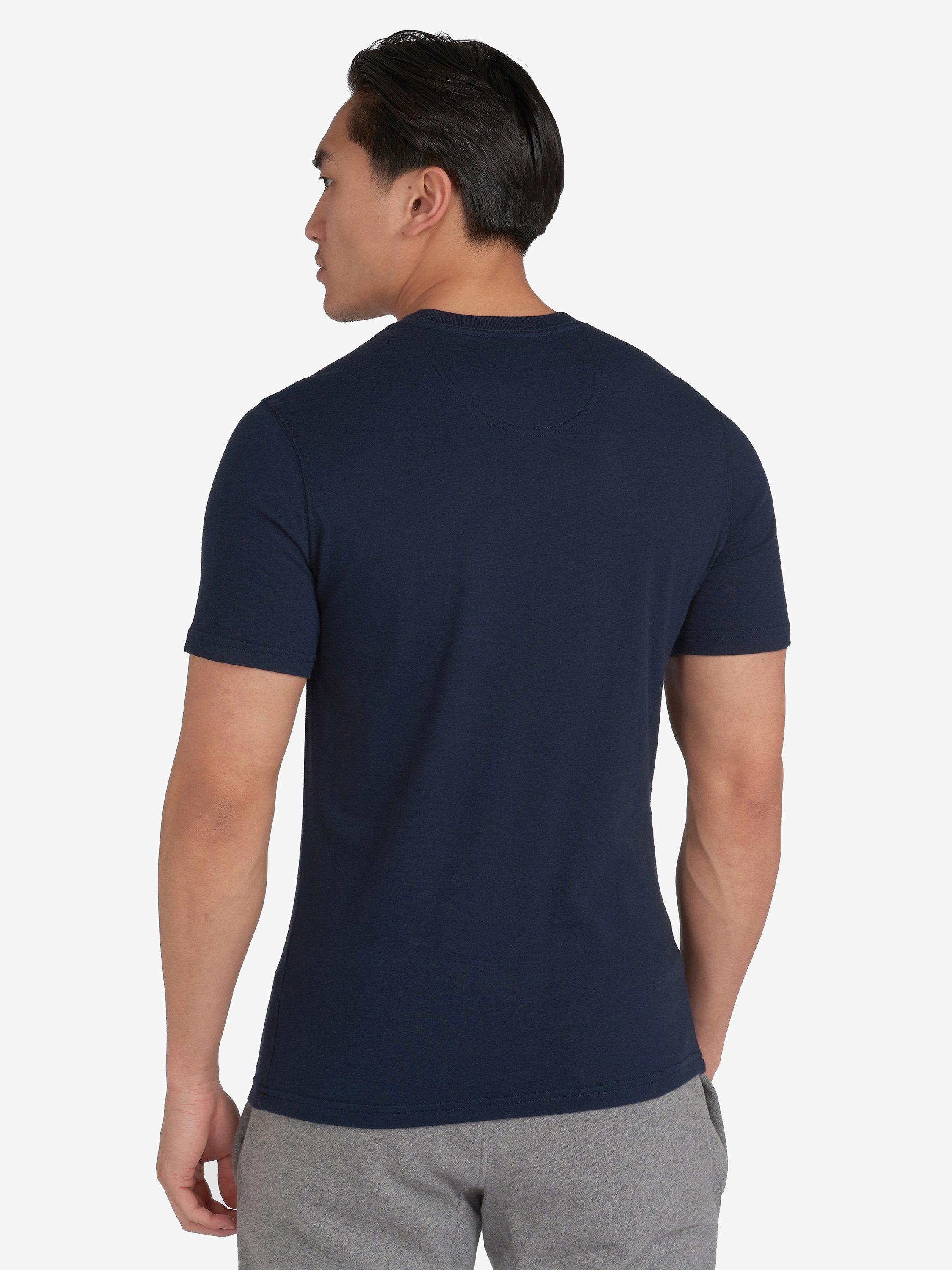 Product image 2 of 7, which shows Barbour International Slim Fit Crew T-Shirt, Navy, S