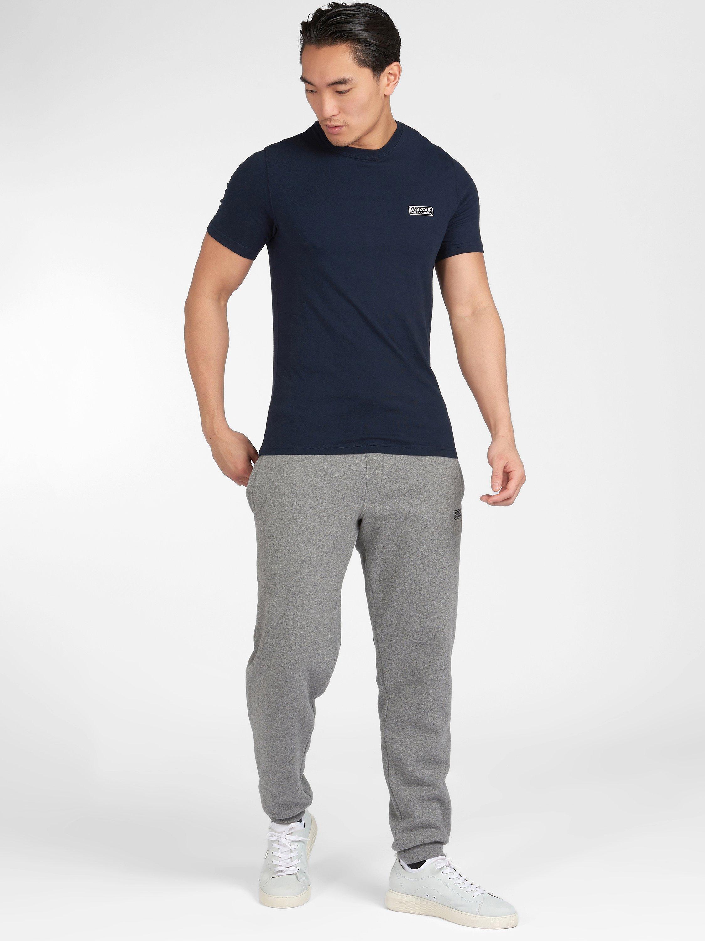 Product image 3 of 7, which shows Barbour International Slim Fit Crew T-Shirt, Navy, S