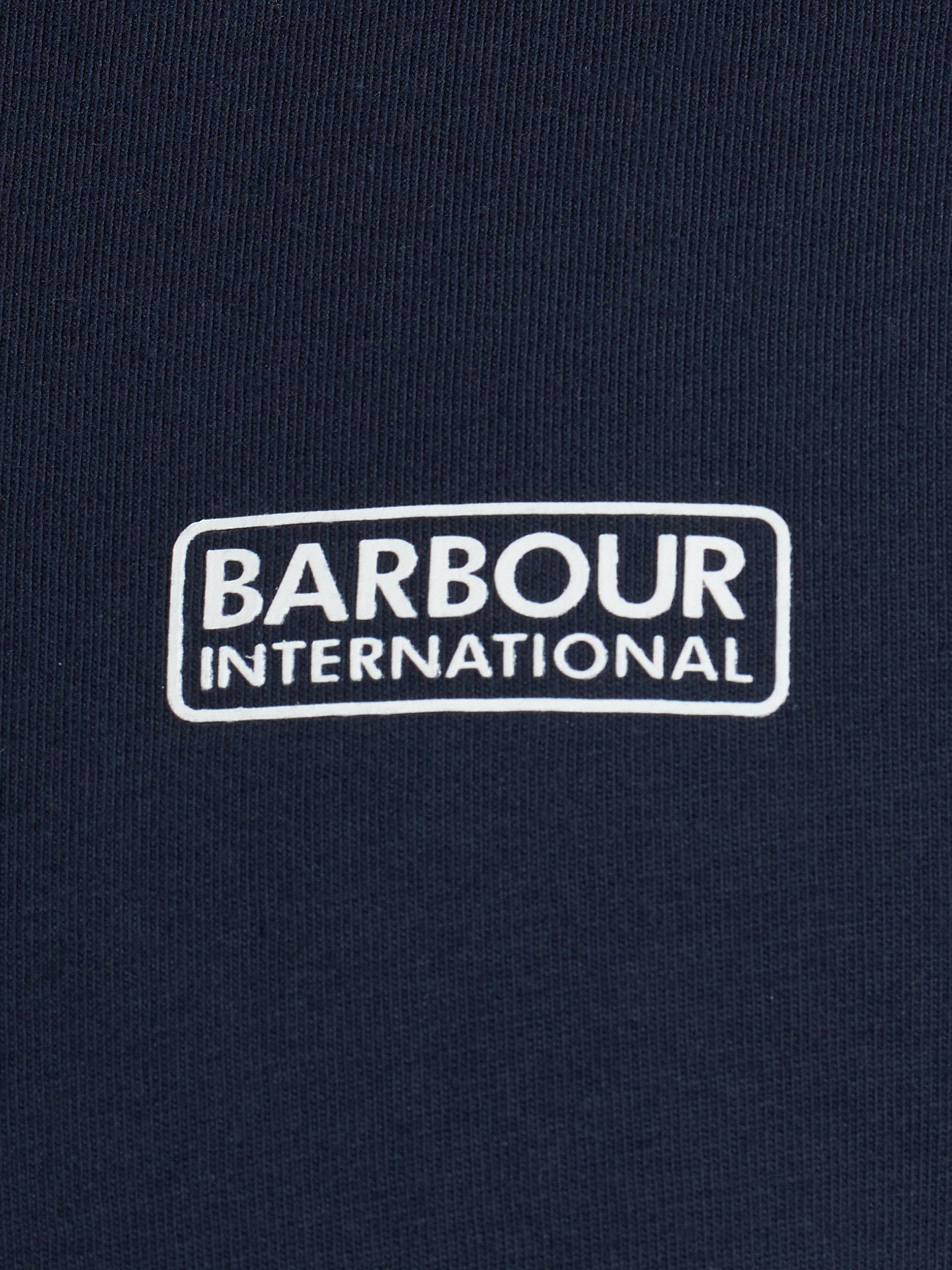Product image 6 of 7, which shows Barbour International Slim Fit Crew T-Shirt, Navy, S