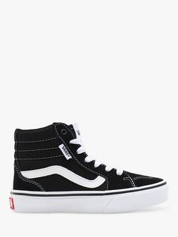 Vans Kids' Filmore High Top Trainers, Black/White