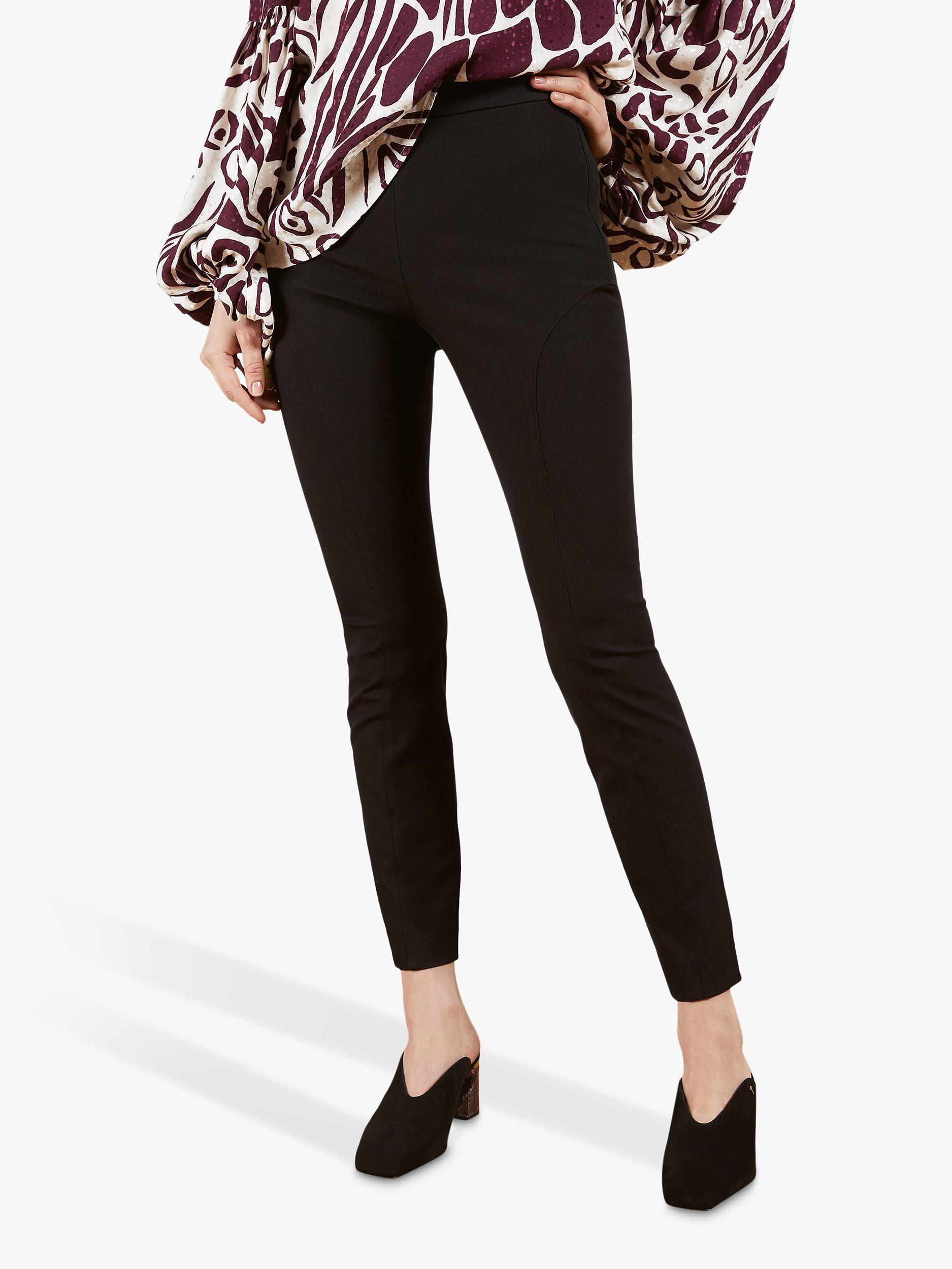 Ted Baker Calya Ankle Grazer Trousers, Black