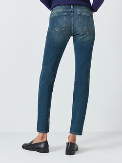FRAME Le Garcon Mid Rise Slouchy Jeans, Azure - view 2, Azure