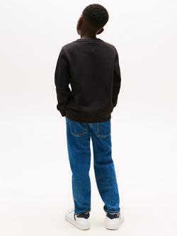 Tommy Hilfiger Kids' Essential Organic Cotton Logo Sweatshirt - view 2, Black