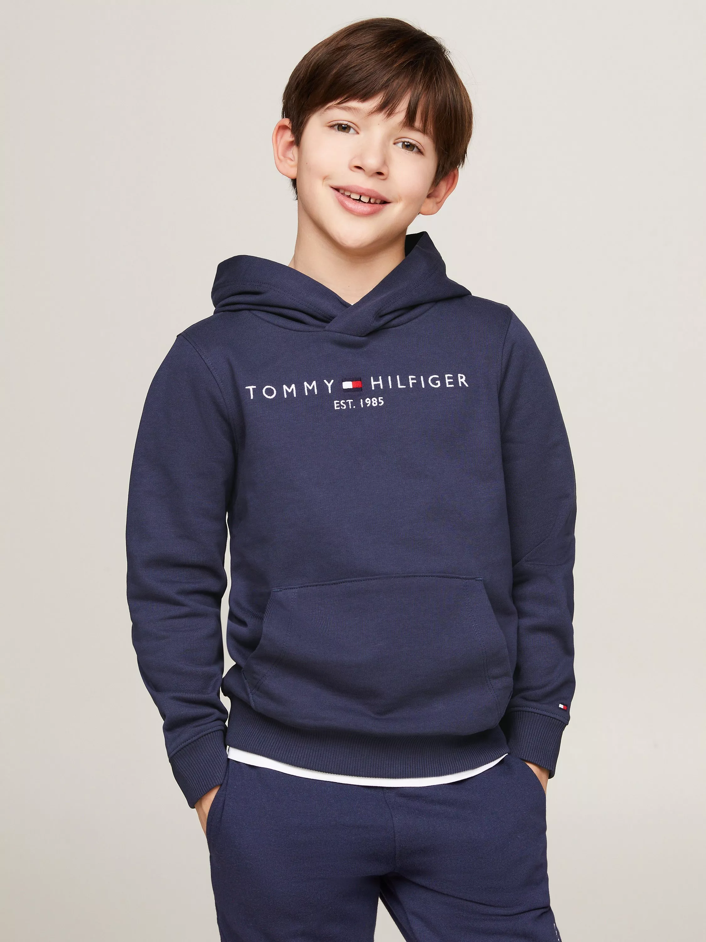 Tommy Hilfiger Kids Essential Pullover Hoodie Twilight Navy