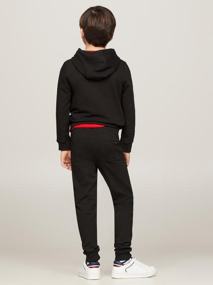 Tommy Hilfiger Kids' Essential Organic Cotton Logo Joggers - view 2, Black