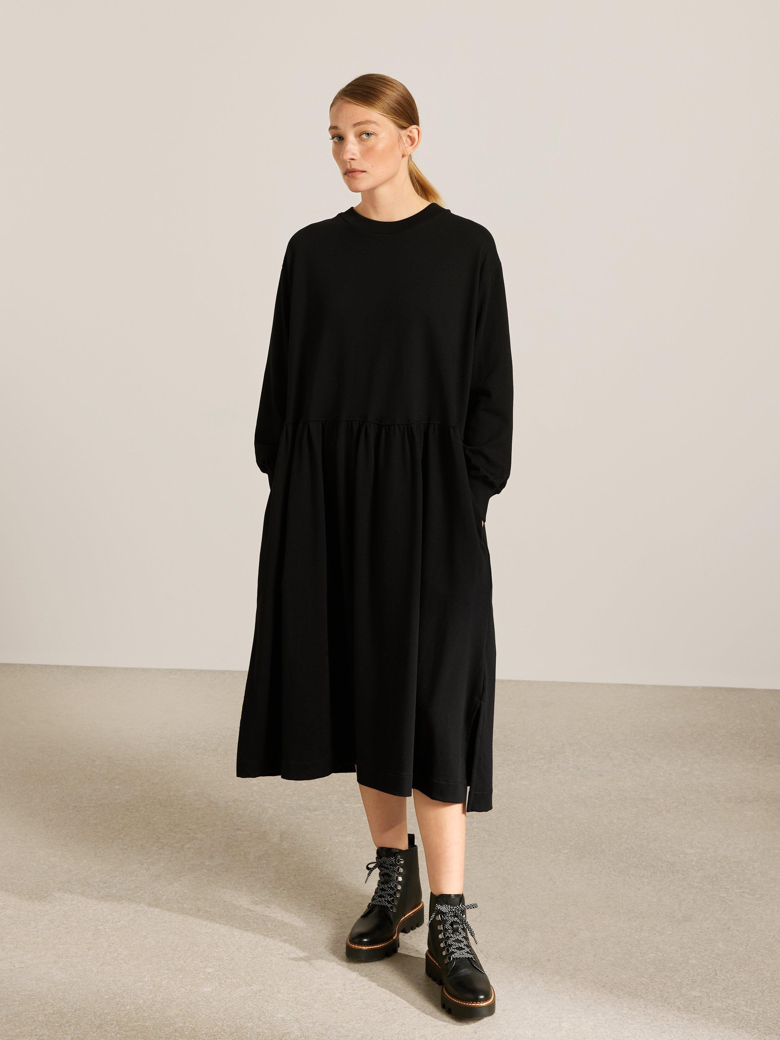 Kin Long Sleeve Drop Waist Jersey Dress