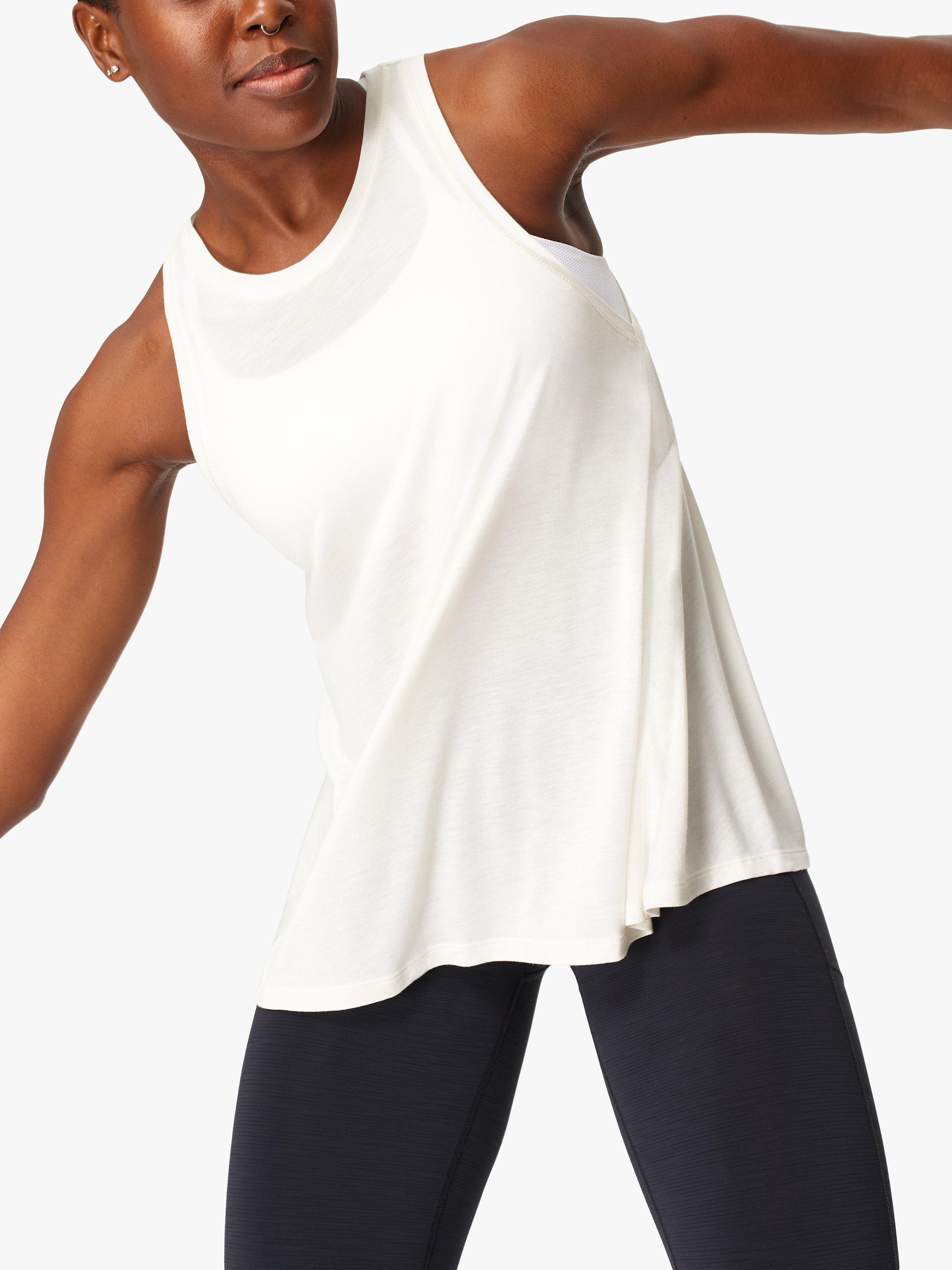 Sweaty Betty Easy Peazy Vest, Lily White