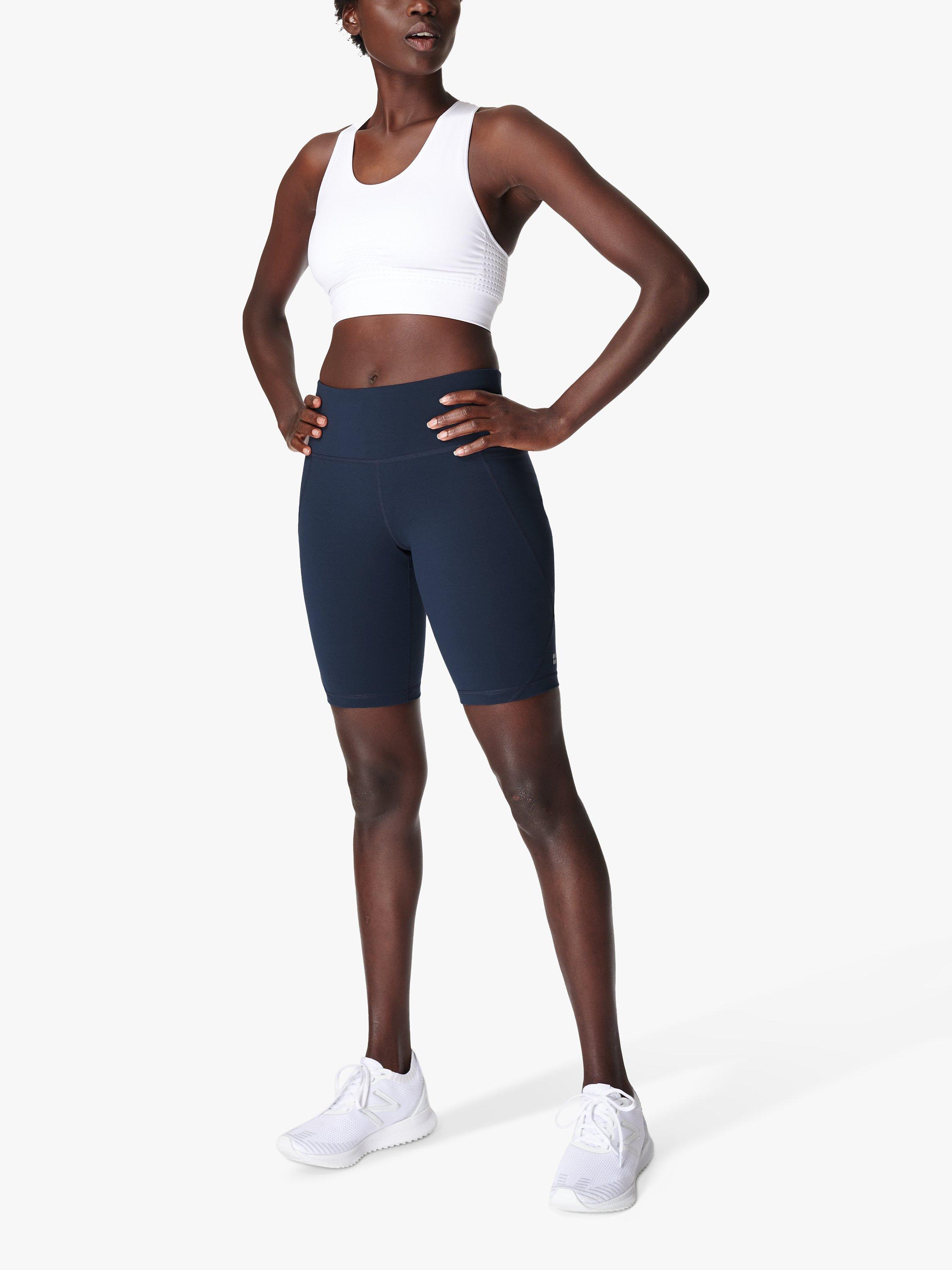 Sweaty Betty Power 9" Gym Shorts, Navy, XXS