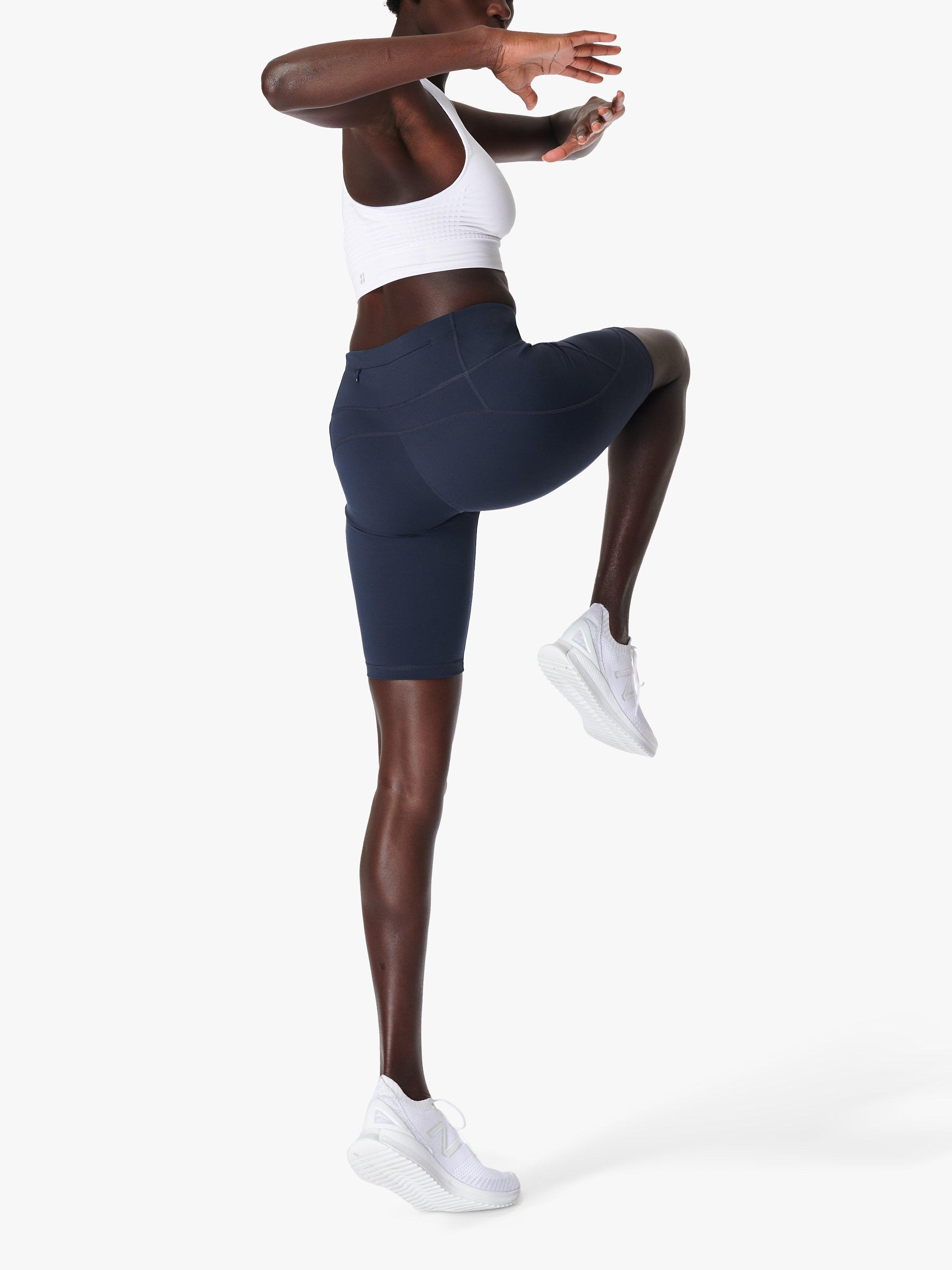 Sweaty Betty Power 9" Gym Shorts, Navy, XXS