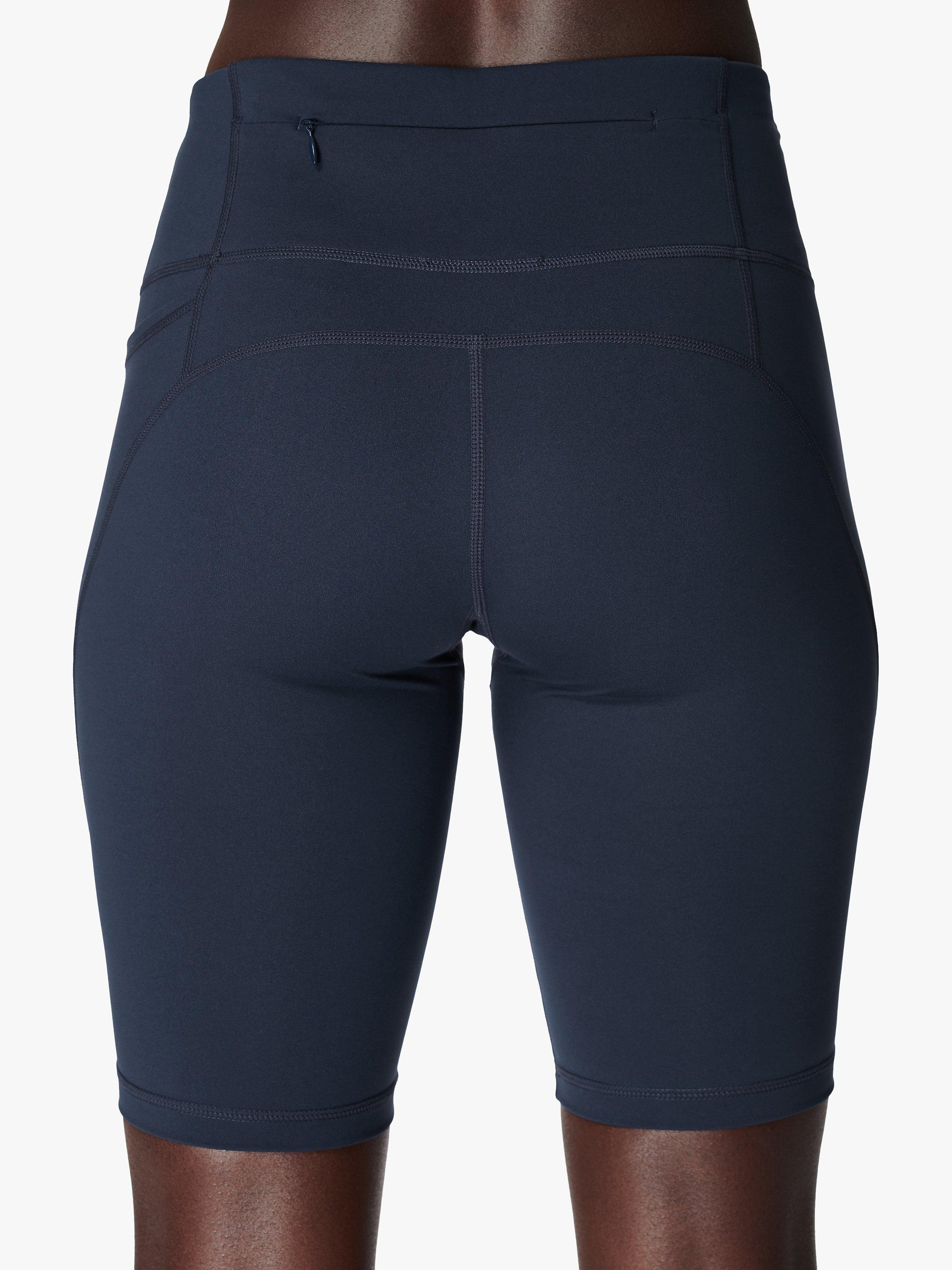 Sweaty Betty Power 9" Gym Shorts, Navy, XXS