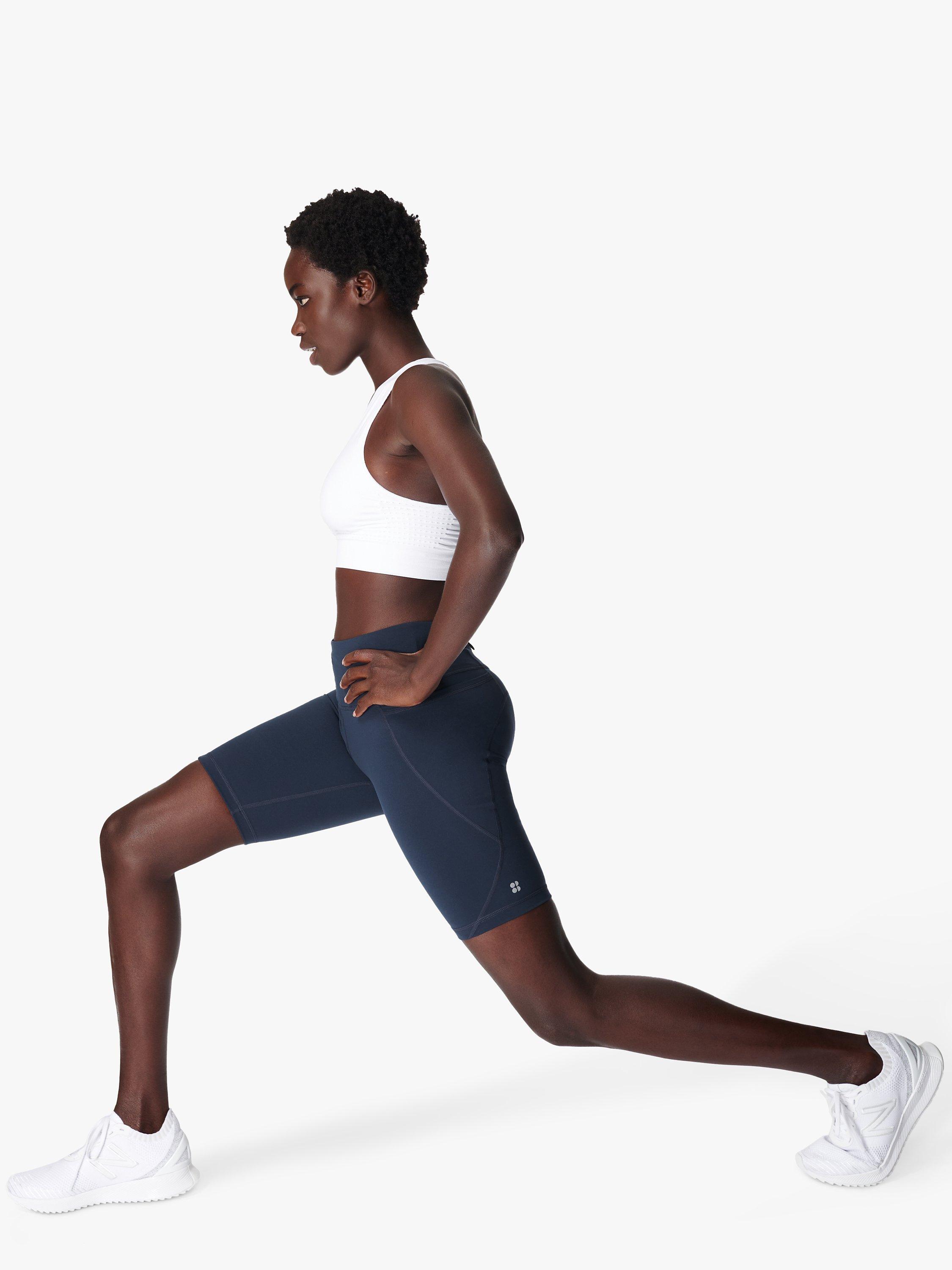 Sweaty Betty Power 9" Gym Shorts, Navy, XXS
