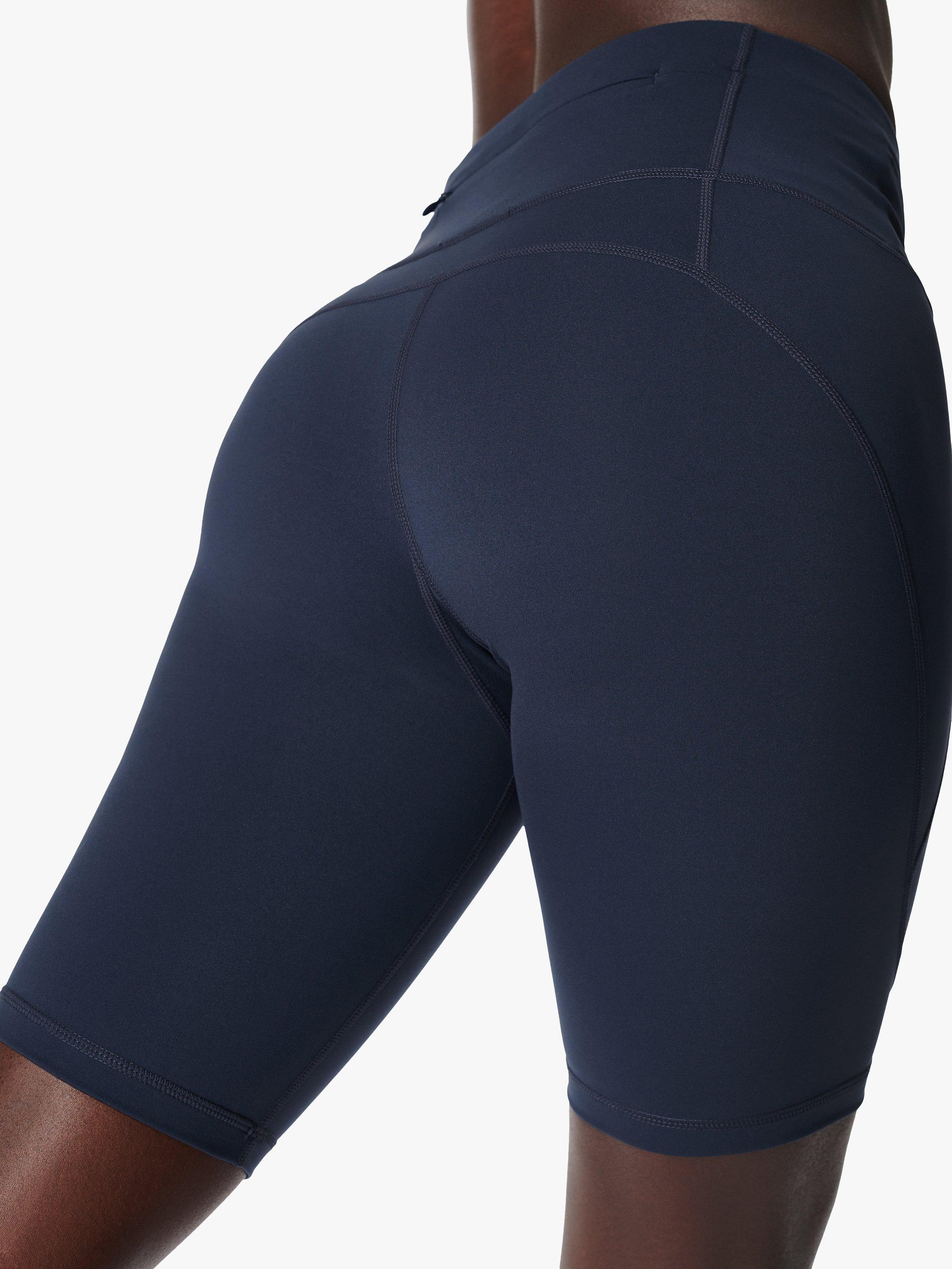 Sweaty Betty Power 9" Gym Shorts, Navy, XXS