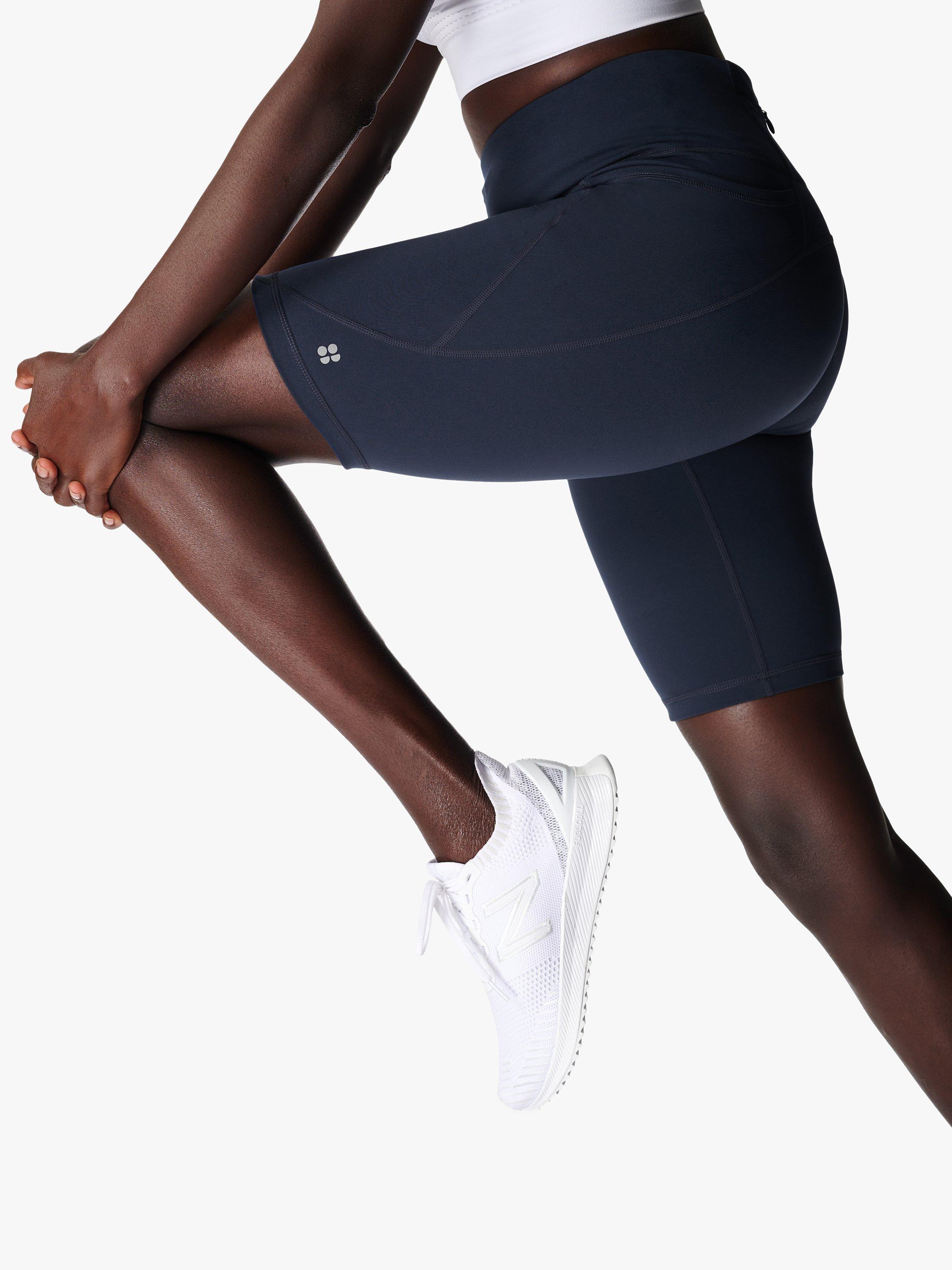 Sweaty Betty Power 9" Gym Shorts, Navy, XXS