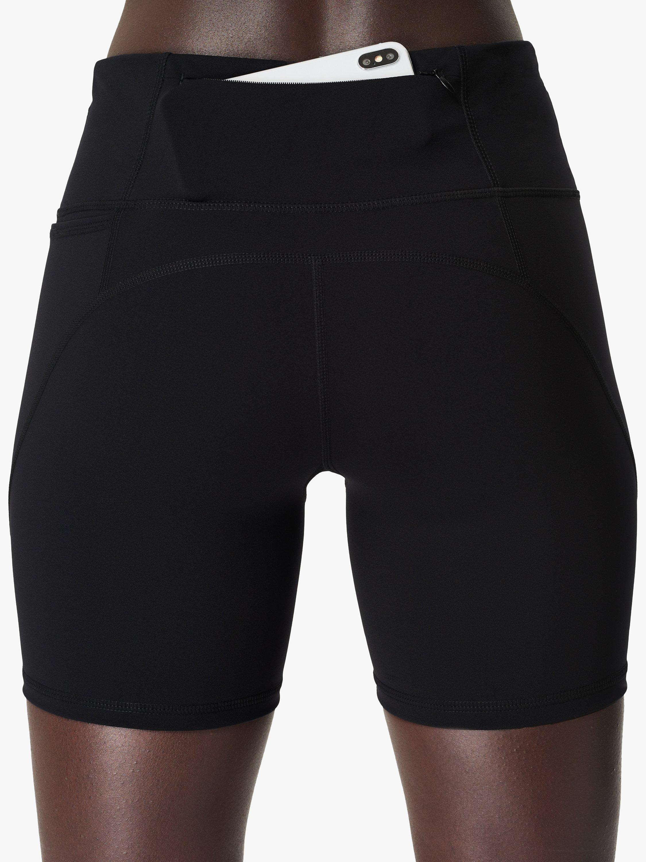 Product image 4 of 7, which shows Sweaty Betty Power 6" Biker Shorts, Black, XXS