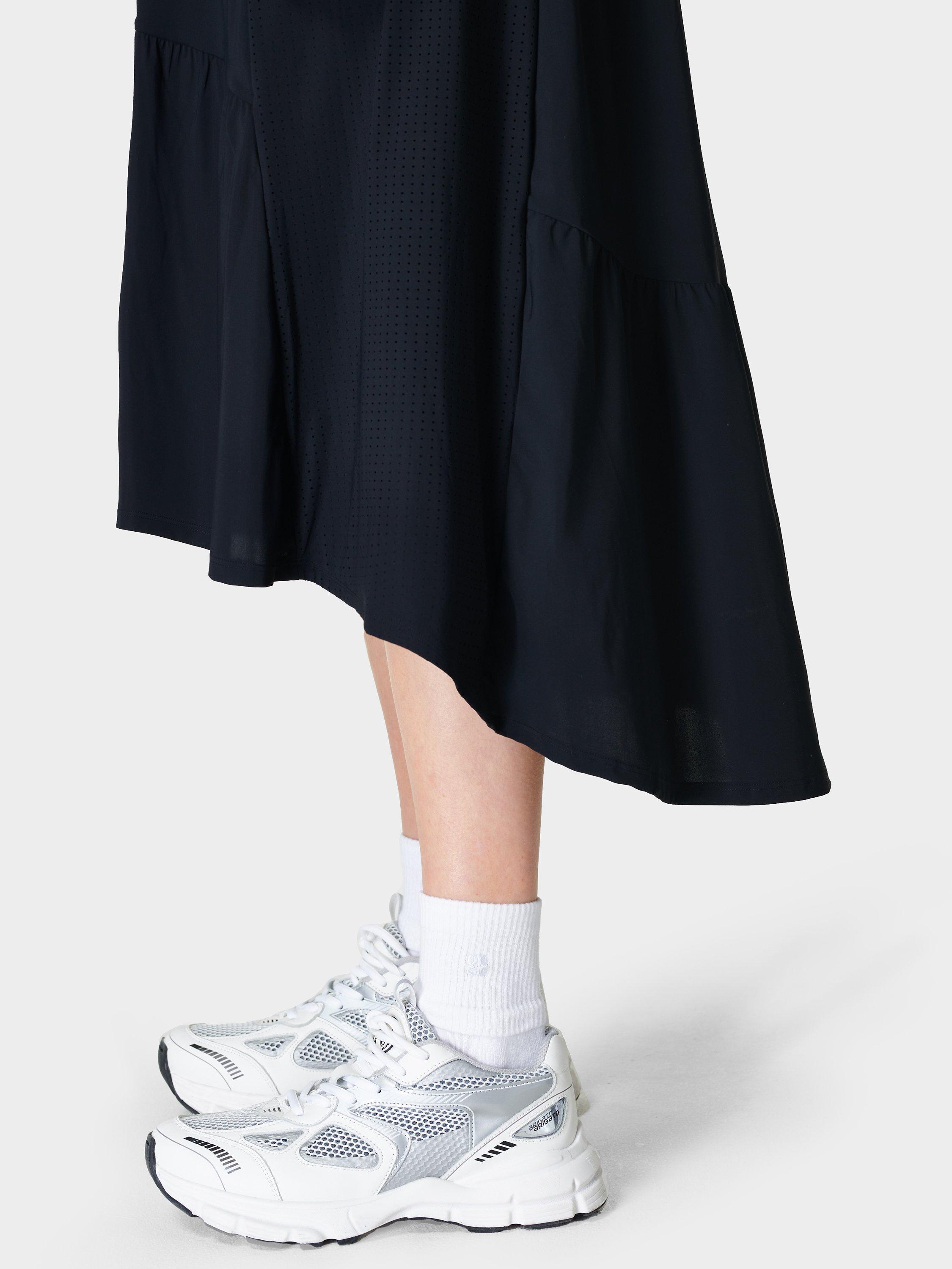 Product image 5 of 7, which shows Sweaty Betty Explorer Midi Dress, Black, S