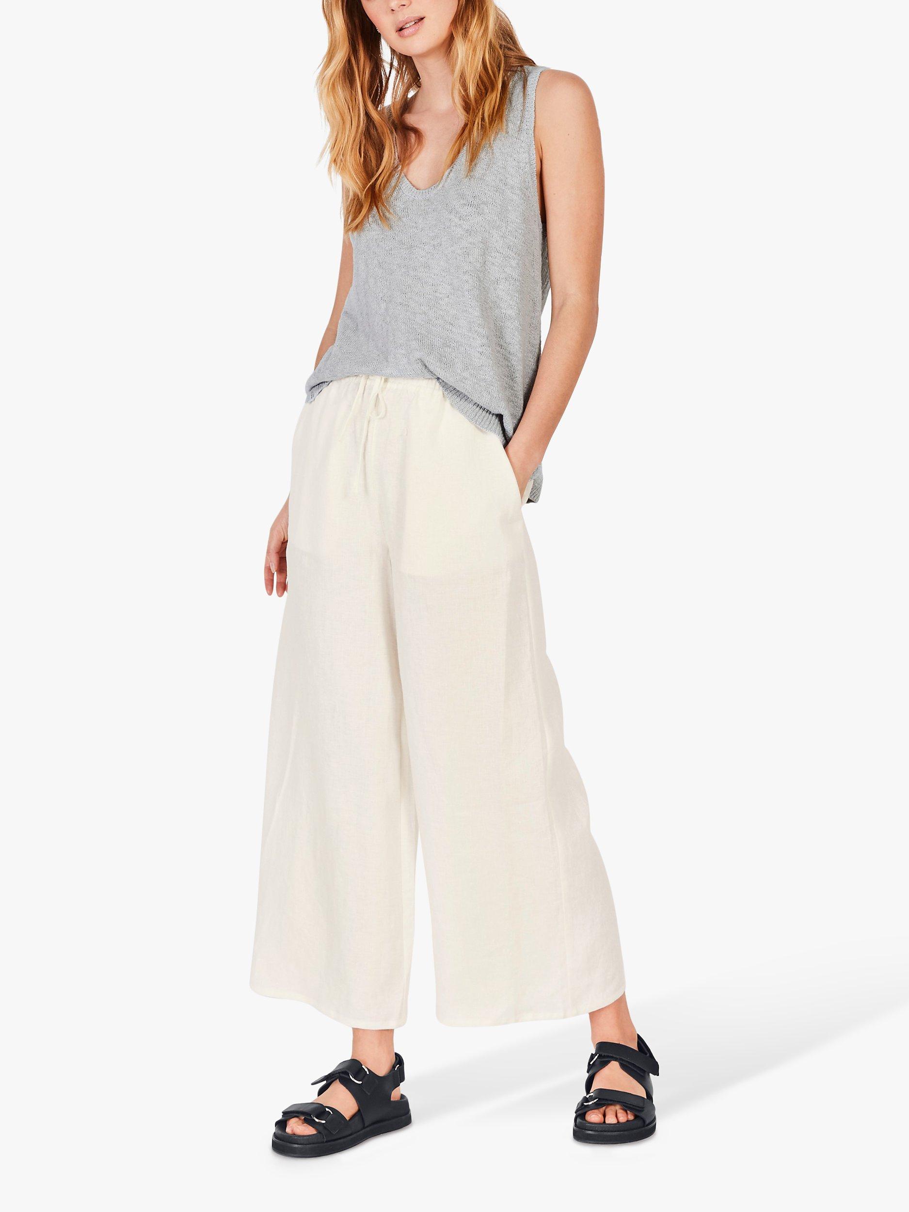 HUSH A-Line Linen Trousers