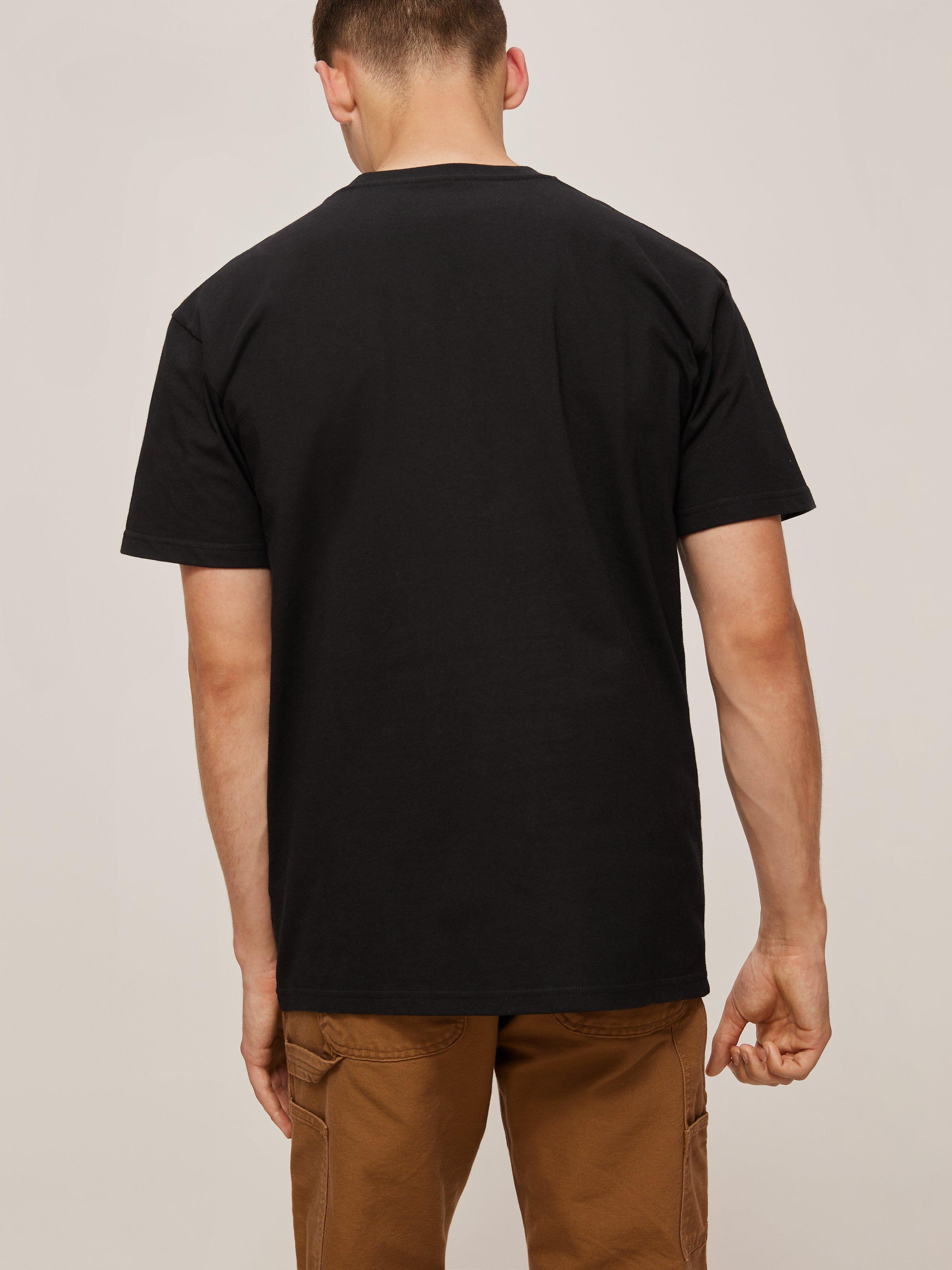 Product image 2 of 6, which shows Carhartt WIP Chase Short Sleeve T-Shirt, Black, S