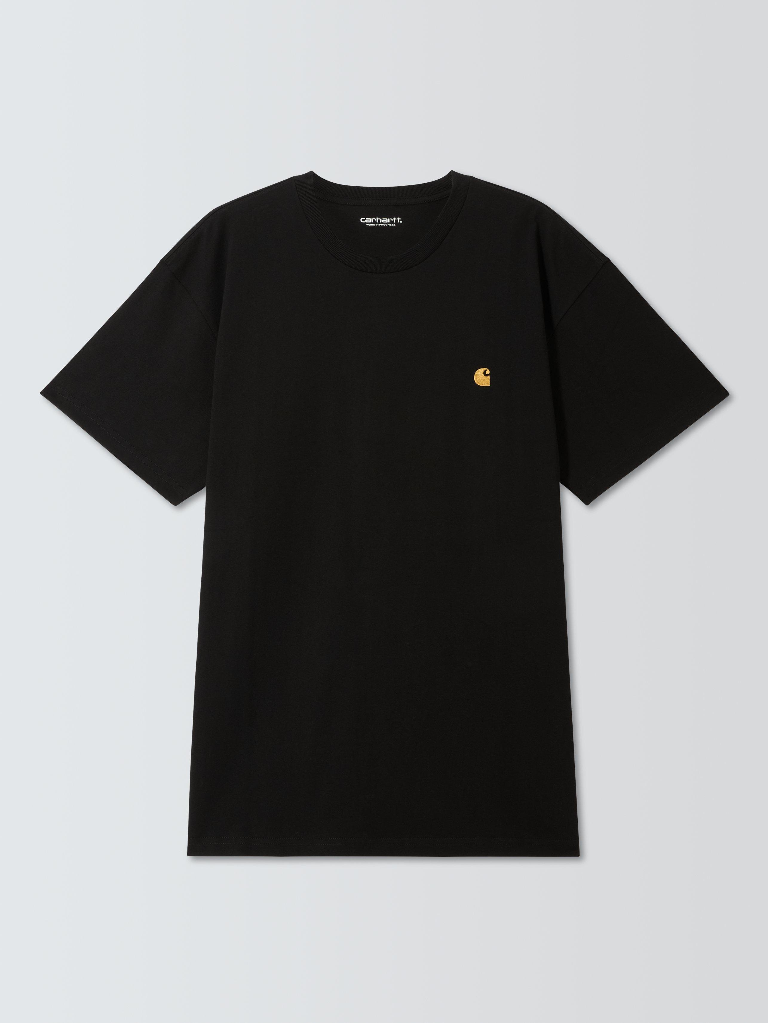 Product image 4 of 6, which shows Carhartt WIP Chase Short Sleeve T-Shirt, Black, S