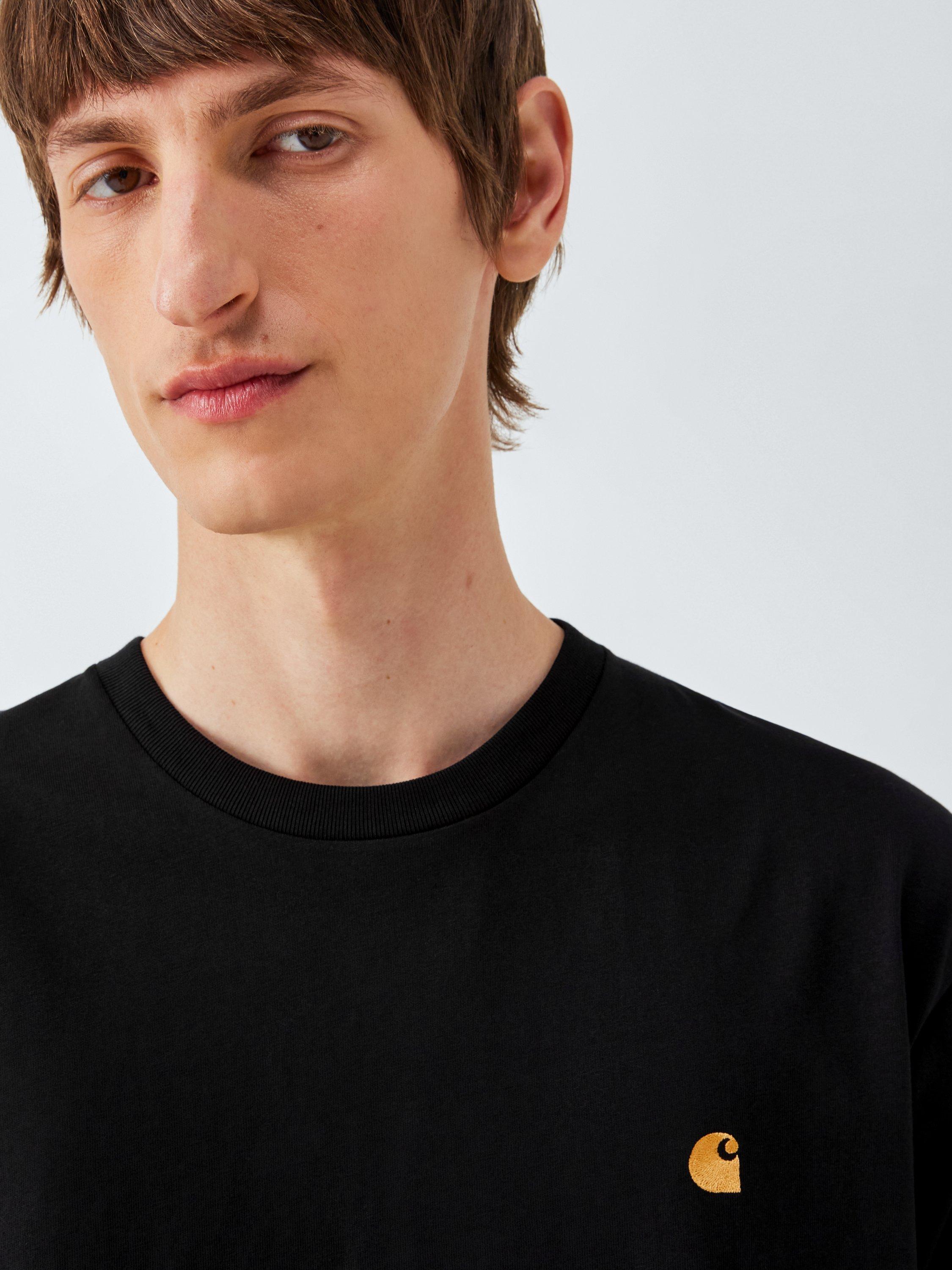 Product image 5 of 6, which shows Carhartt WIP Chase Short Sleeve T-Shirt, Black, S