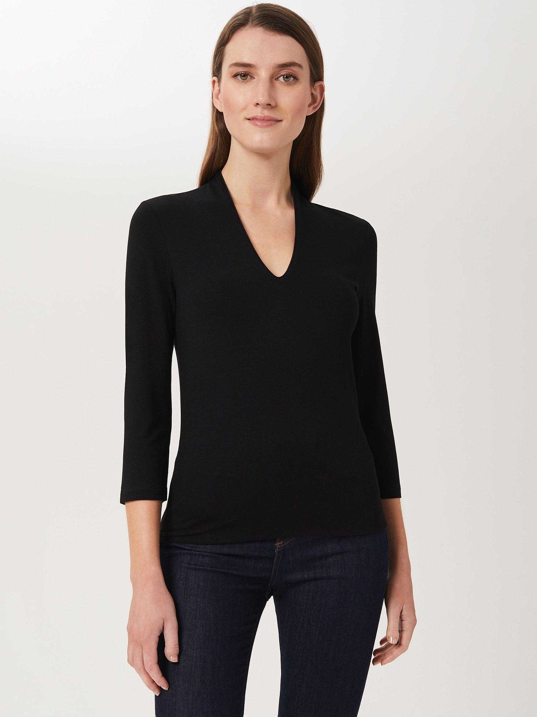 Hobbs Aimee Top, Black, L